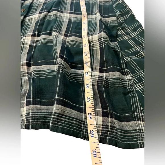 J. Jill Super Soft Flannel Button Down Shirt with Pockets Sz XS - Picture 8 of 8